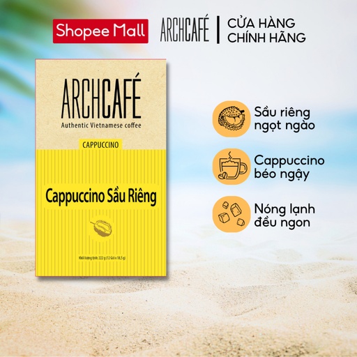 Cà phê Cappuccino Sầu Riêng Archcafé